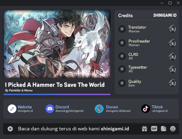 I Picked A Hammer To Save The World Chapter 28