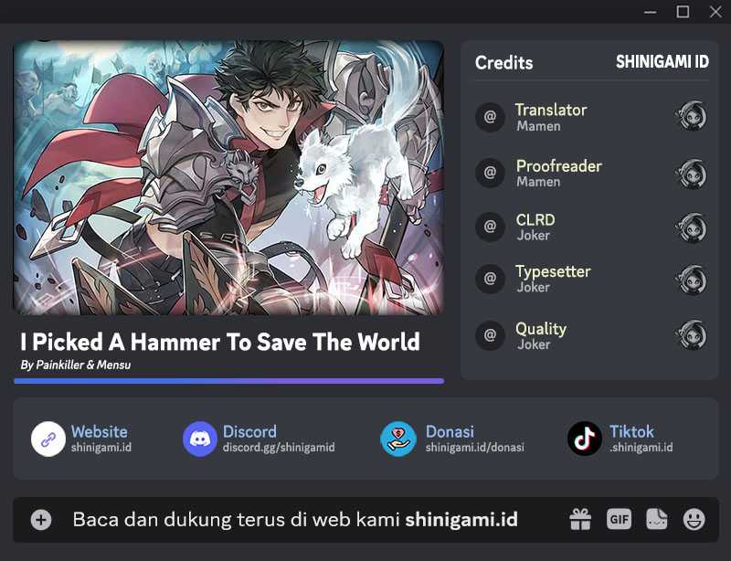 I Picked A Hammer To Save The World Chapter 39