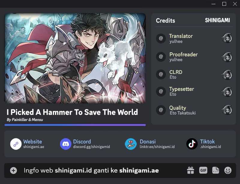 I Picked A Hammer To Save The World Chapter 47