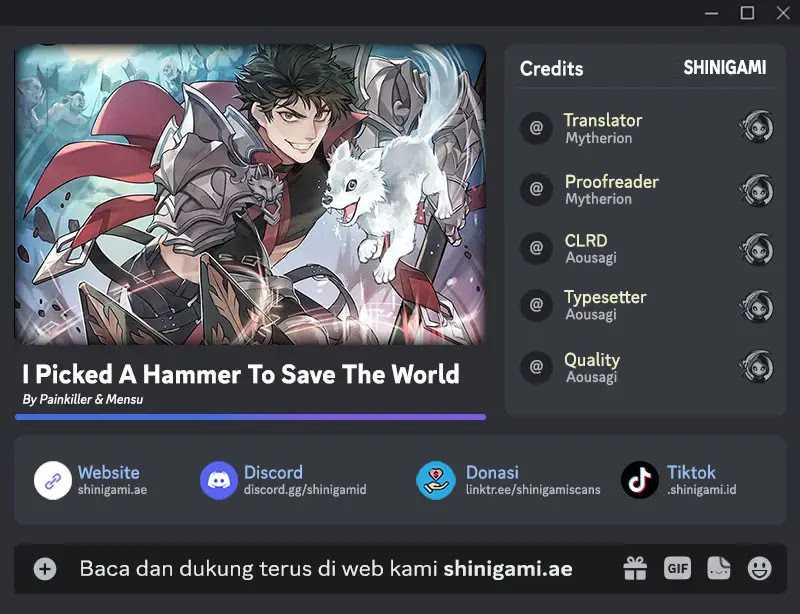 I Picked A Hammer To Save The World Chapter 50