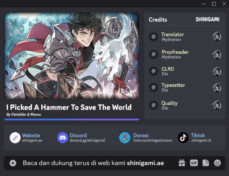 I Picked A Hammer To Save The World Chapter 62