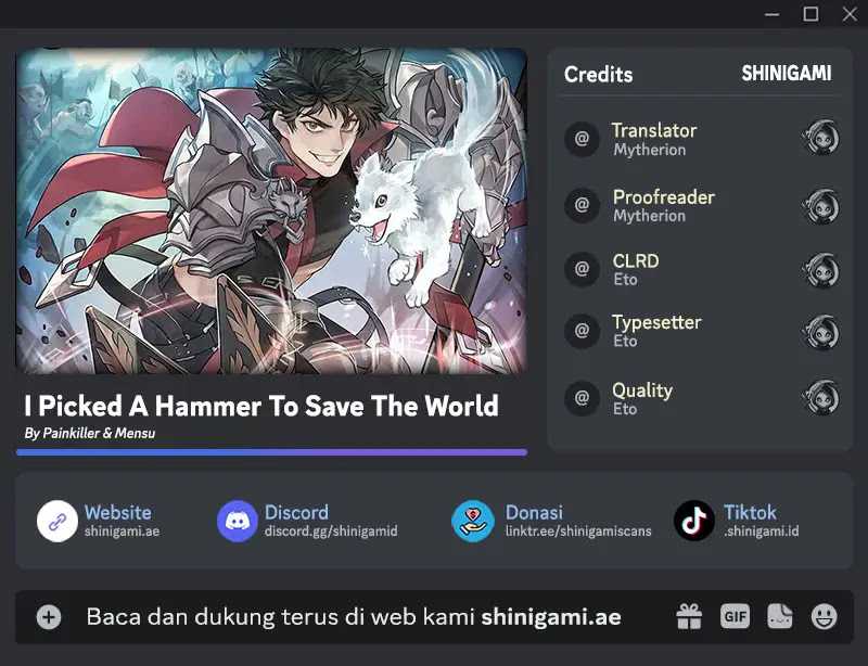 I Picked A Hammer To Save The World Chapter 69