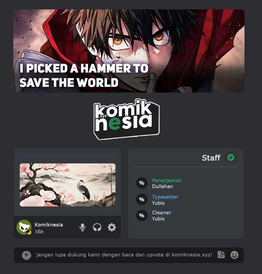 I Picked A Hammer To Save The World Chapter 74