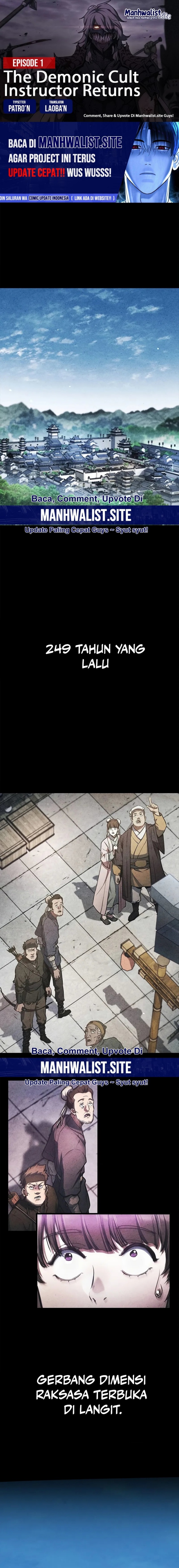 The Demonic Cult Instructor Returns Chapter 01
