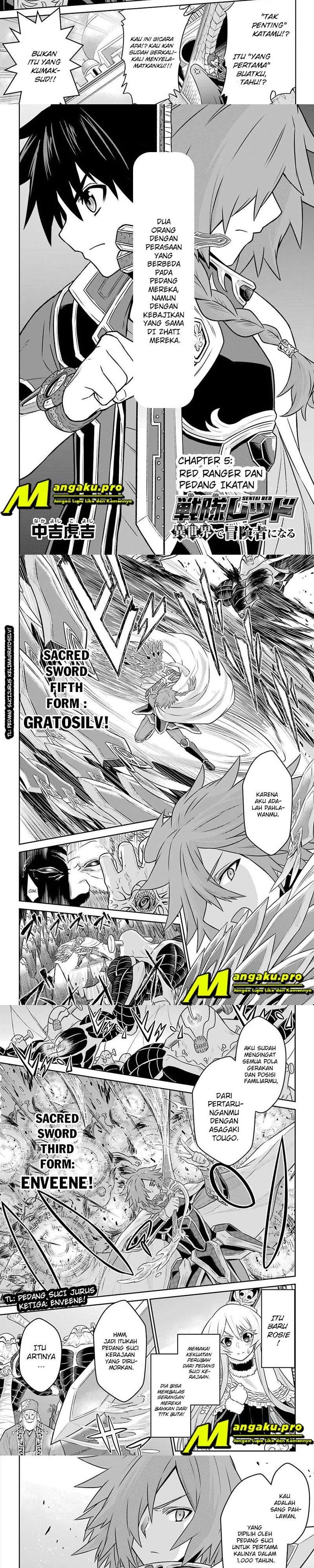 The Red Ranger Becomes an Adventurer in Another World Chapter 05.1