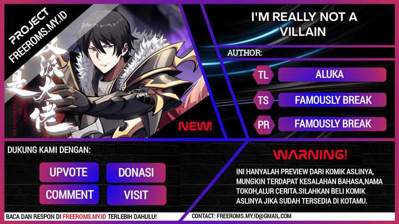 I’m Really Not The Villain Chapter 01