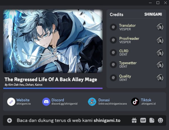 The Regressed Life Of A Back Alley Mage Chapter 07