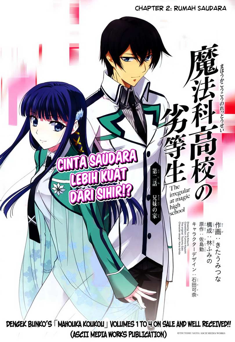 Mahouka Koukou No Rettousei Chapter 2