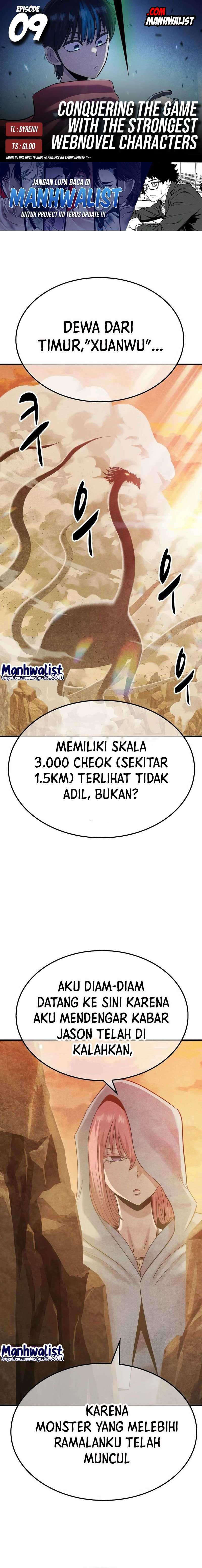 Conquering the Game With the Strongest Webnovel Characters Chapter 09 page 0