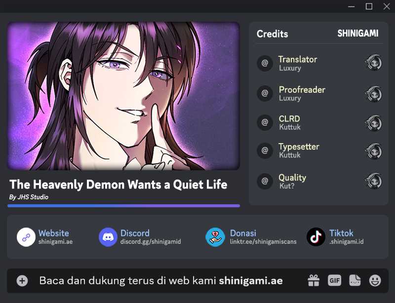 The Heavenly Demon Wants A Quiet Life Chapter 01