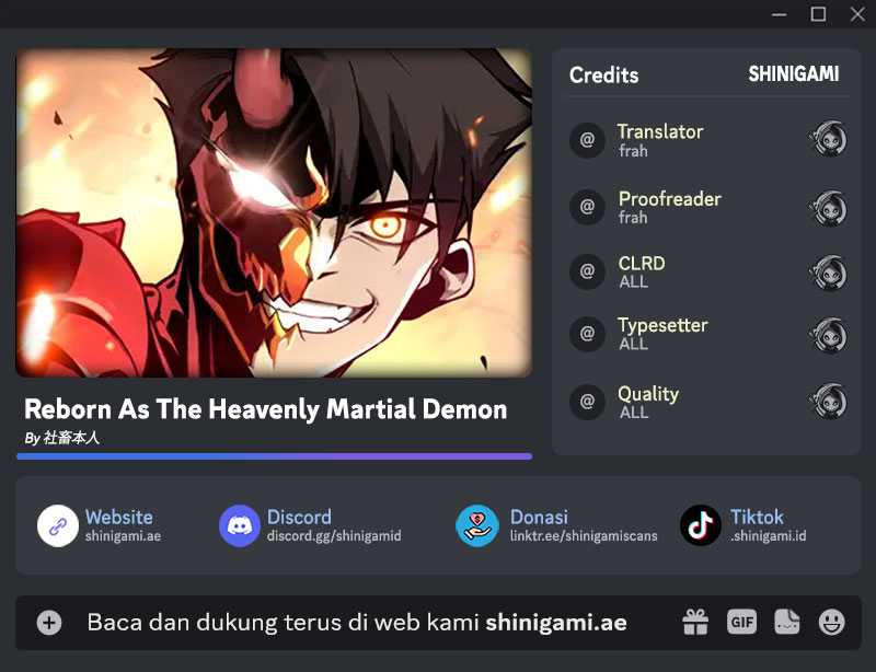 Reborn as a Heavenly Martial Demon Chapter 09