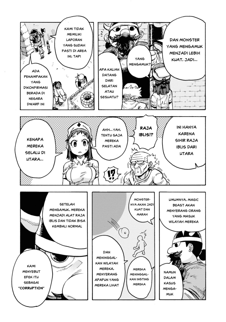Yomei Nikagetsu no Isekai Kenkouhou chapter 4 halaman 13