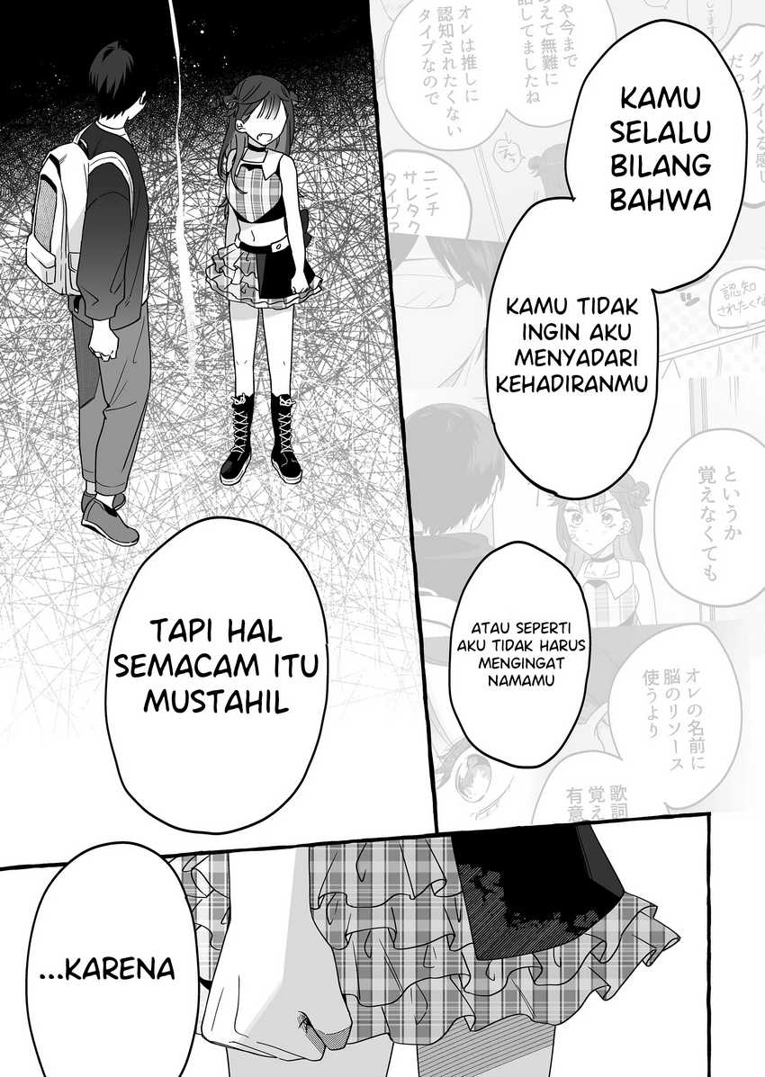 Damedol to Sekai ni Hitori Dake no Fan (Serialization) Chapter 04 bahasa Indonesia