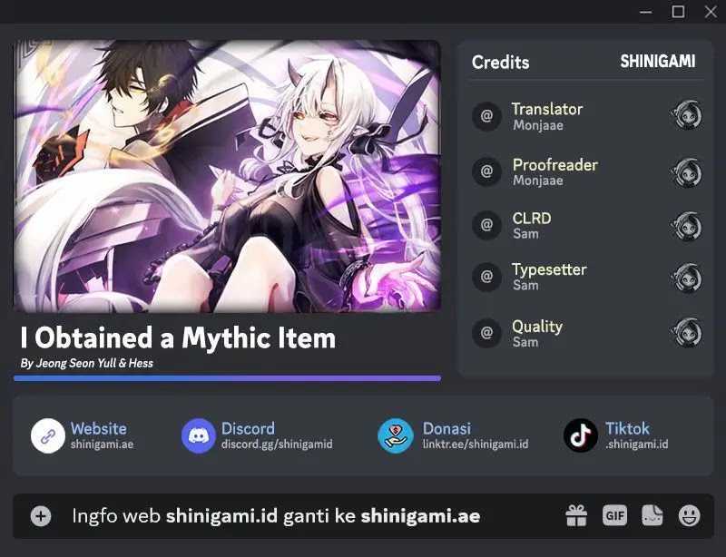 I Obtained a Mythic Item Chapter 90
