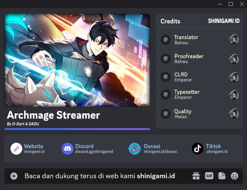 Archmage Streamer Chapter 73