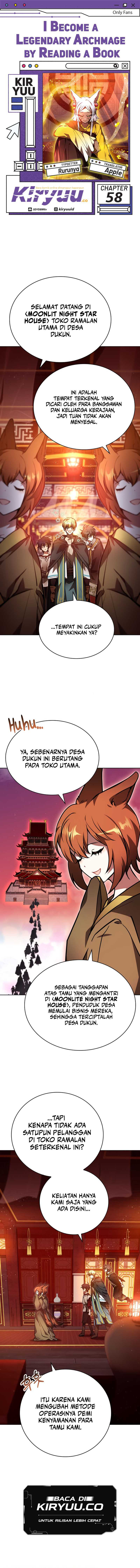 I Become a Legendary Arch Mage by Reading a Book Chapter 58