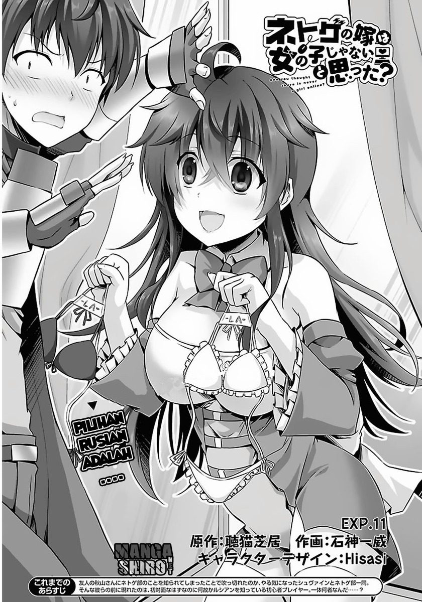 Netoge no Yome wa Onnanoko ja Nai to Omotta? Chapter 11