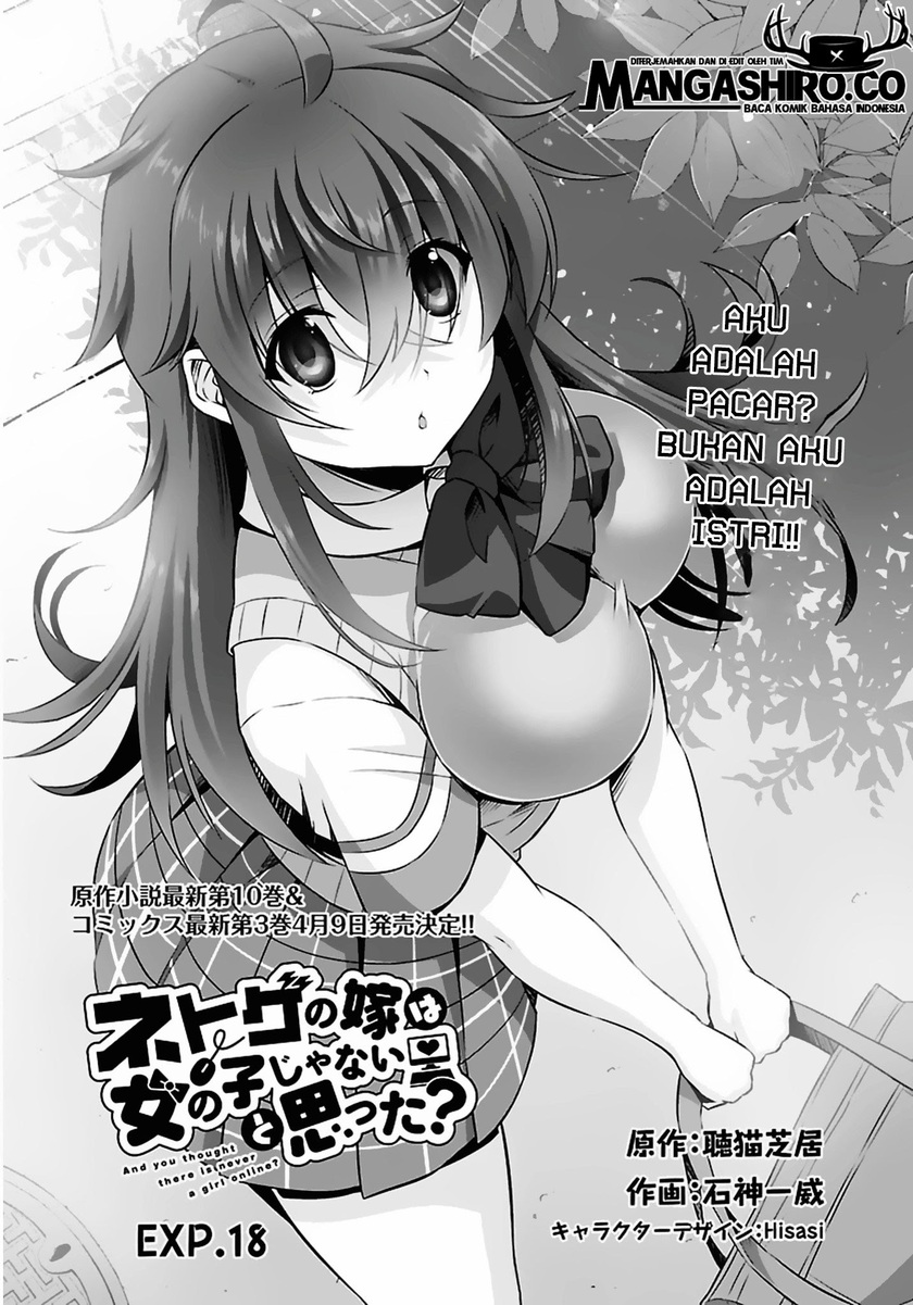 Netoge no Yome wa Onnanoko ja Nai to Omotta? Chapter 18