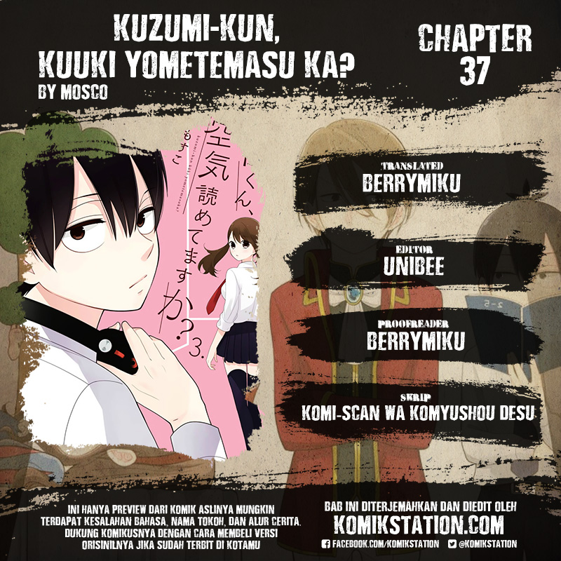 Kuzumi-kun, Kuuki Yometemasu ka? Chapter 37