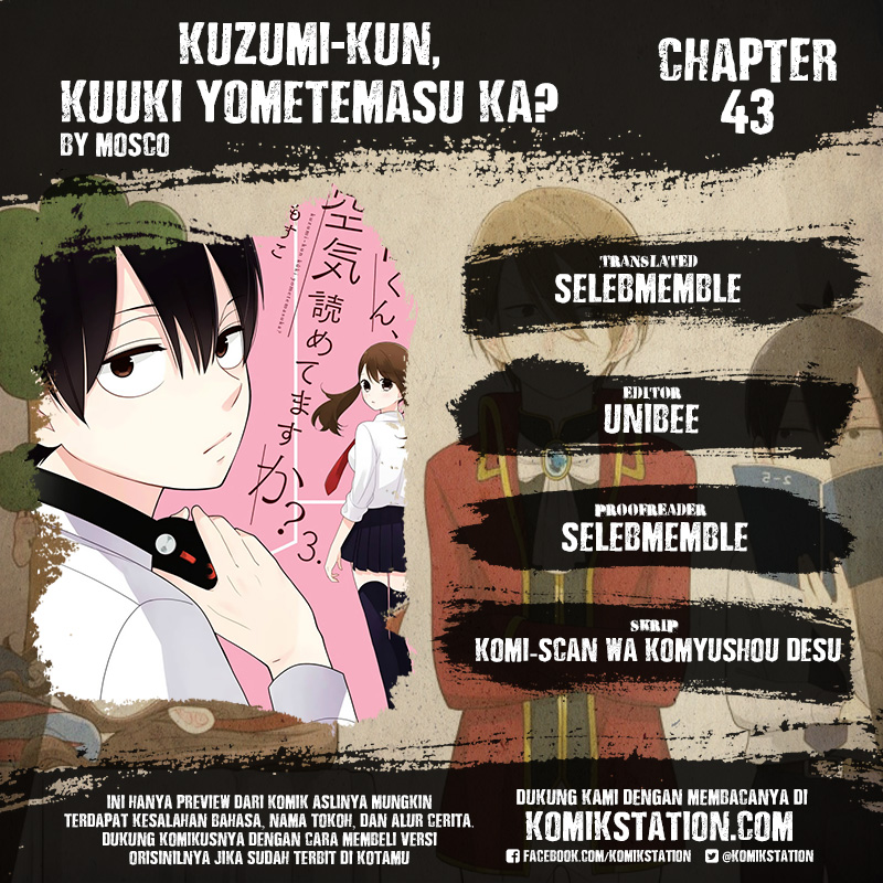 Kuzumi-kun, Kuuki Yometemasu ka? Chapter 43