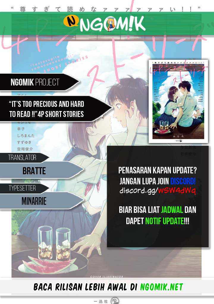 “It’s too precious and hard to read !!” 4P Short Stories Chapter 22 bahasa indonesia’s too precious and hard to re