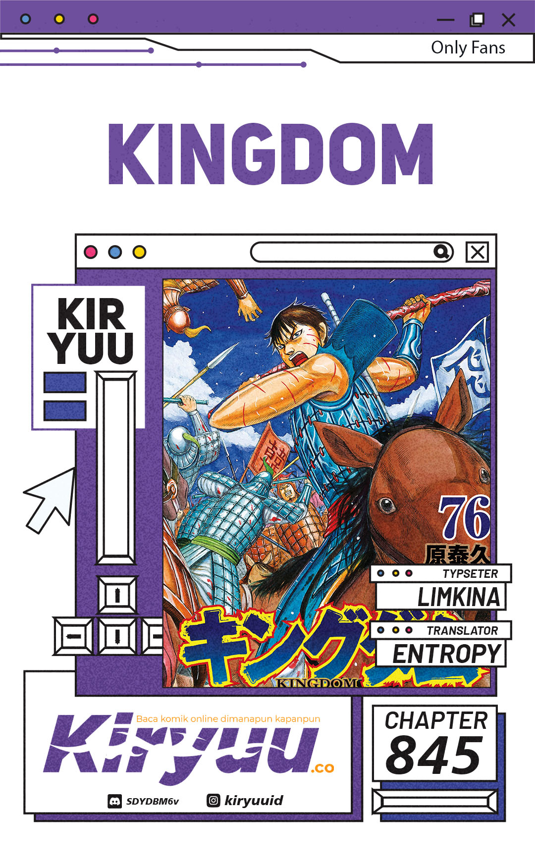 Kingdom Chapter 845