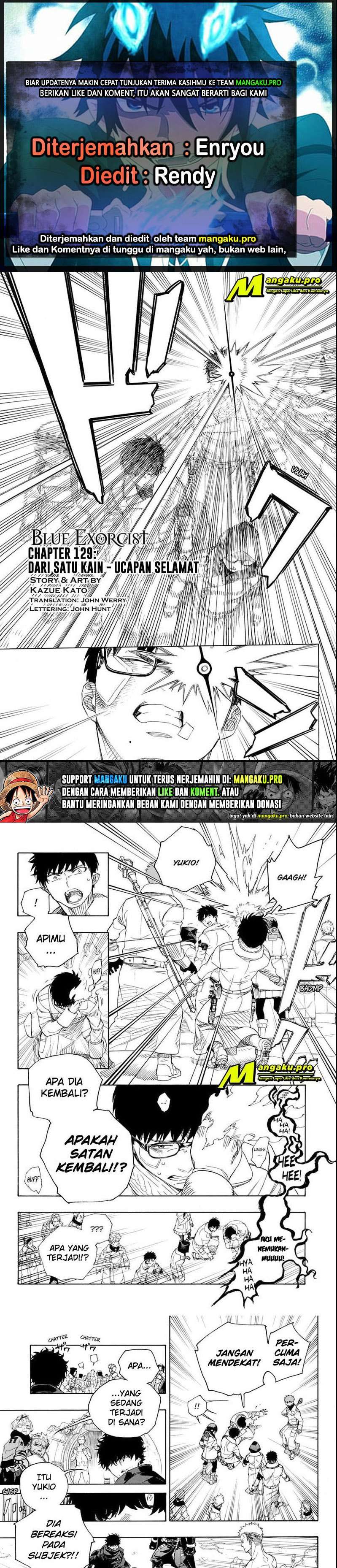 Ao No Exorcist Chapter 129.1