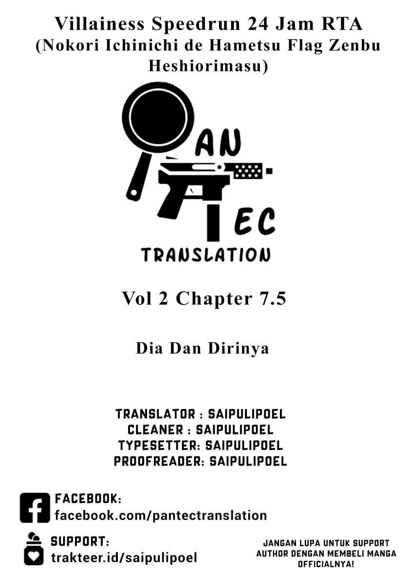 Nokori Ichinichi de Hametsu Flag Zenbu Heshiorimasu: Zamaa RTA Kiroku 24Hr Chapter 07.5
