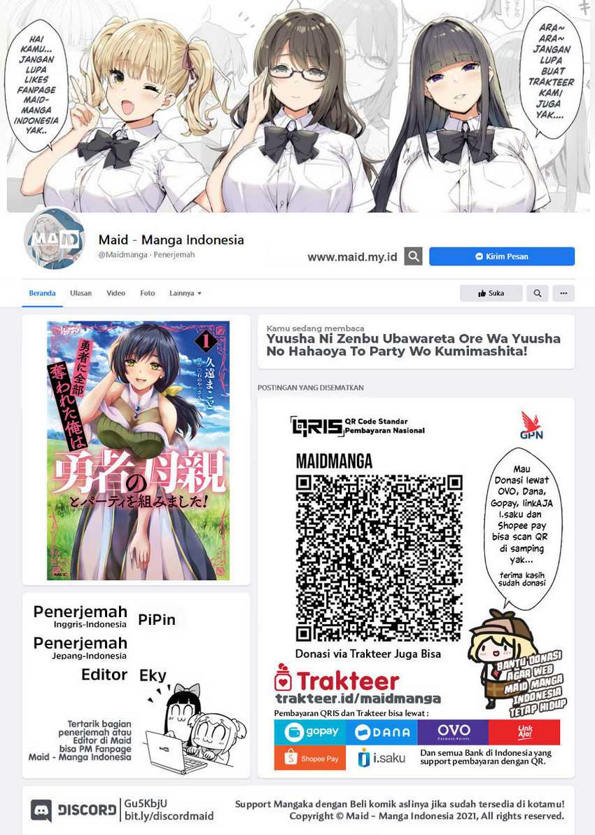 Yuusha Ni Zenbu Ubawareta Ore Wa Yuusha No Hahaoya To Party Wo Kumimashita! Chapter 08 page 1