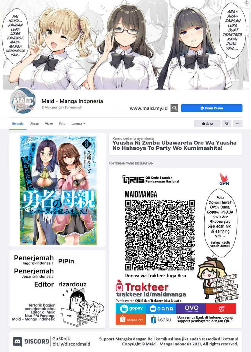 Yuusha Ni Zenbu Ubawareta Ore Wa Yuusha No Hahaoya To Party Wo Kumimashita! Chapter 15 page 1