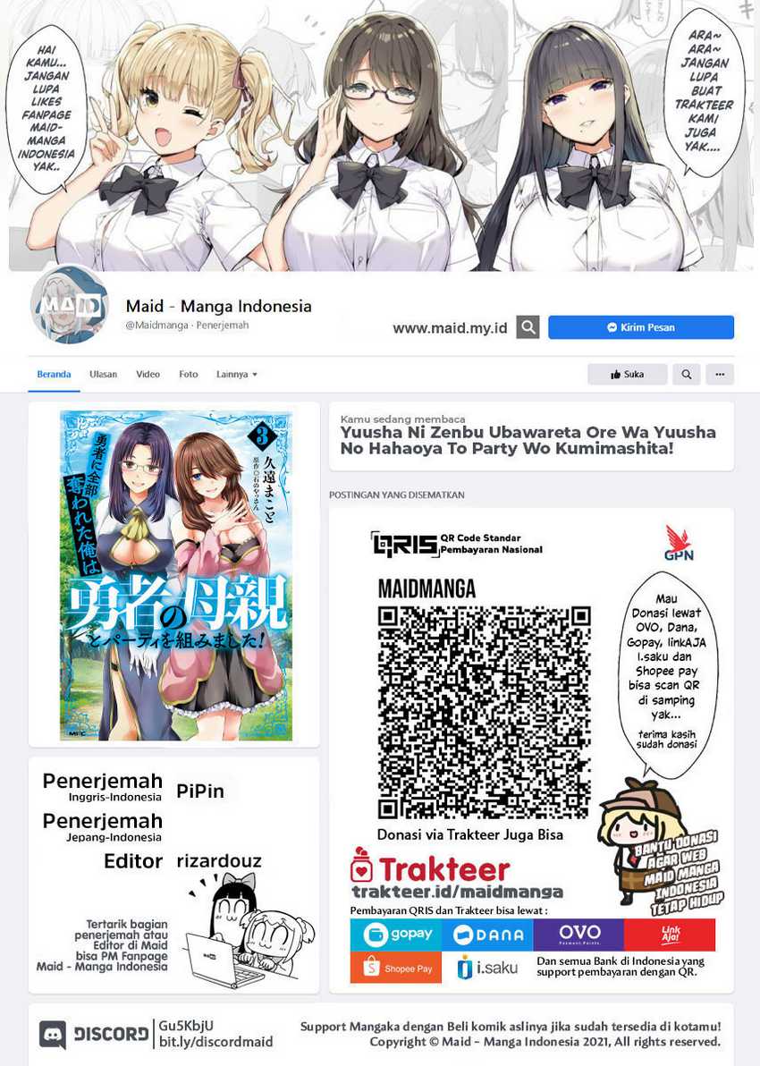 Yuusha Ni Zenbu Ubawareta Ore Wa Yuusha No Hahaoya To Party Wo Kumimashita! Chapter 16 page 1