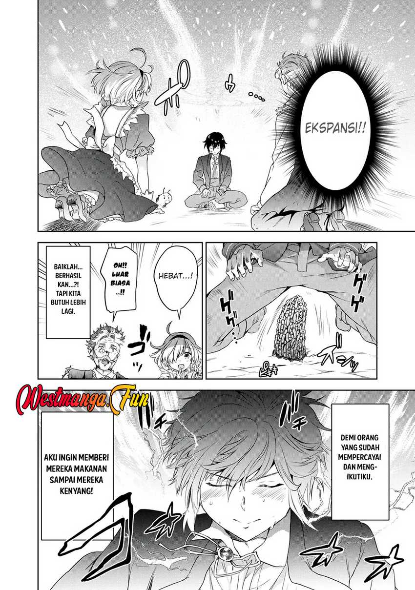 Tensei Kizoku no Bannou Kaitaku Kara ~”Kakudai & Shukushou” Sukiru o Tsukatte Itara Saikyou Ryouchi ni Narimashita~ Chapter 01.2