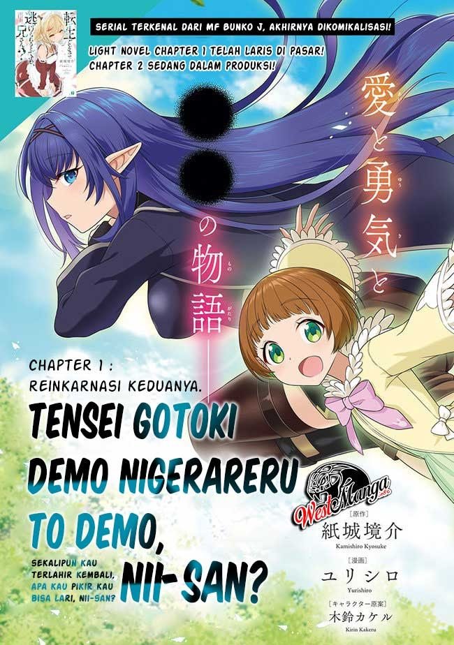 Tensei Gotoki De Nigerareru To Demo, Niisan? Chapter 01.1
