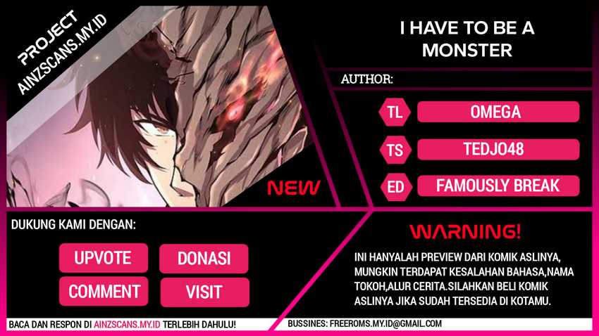 I Have to Be a Monster Chapter 21