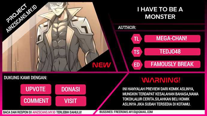I Have to Be a Monster Chapter 24