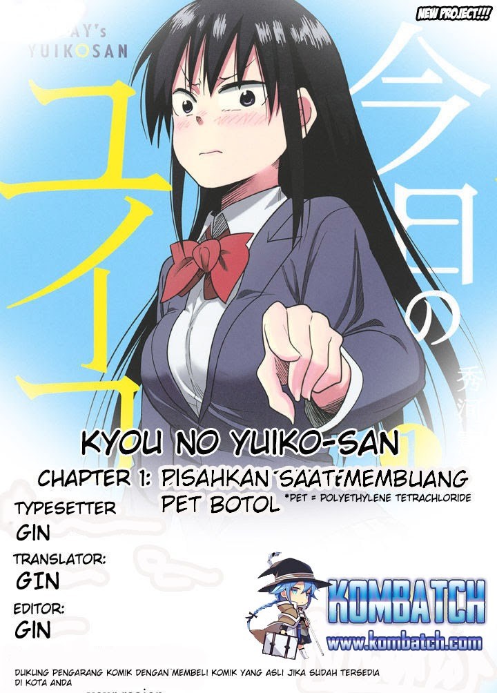 Kyou no Yuiko san Chapter 1