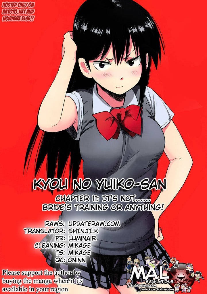 Kyou no Yuiko san Chapter 11