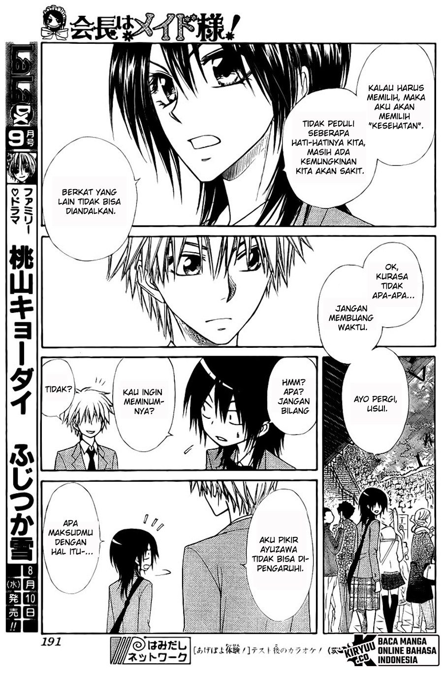 Kaichou Wa Maid Sama Chapter 62 page 30