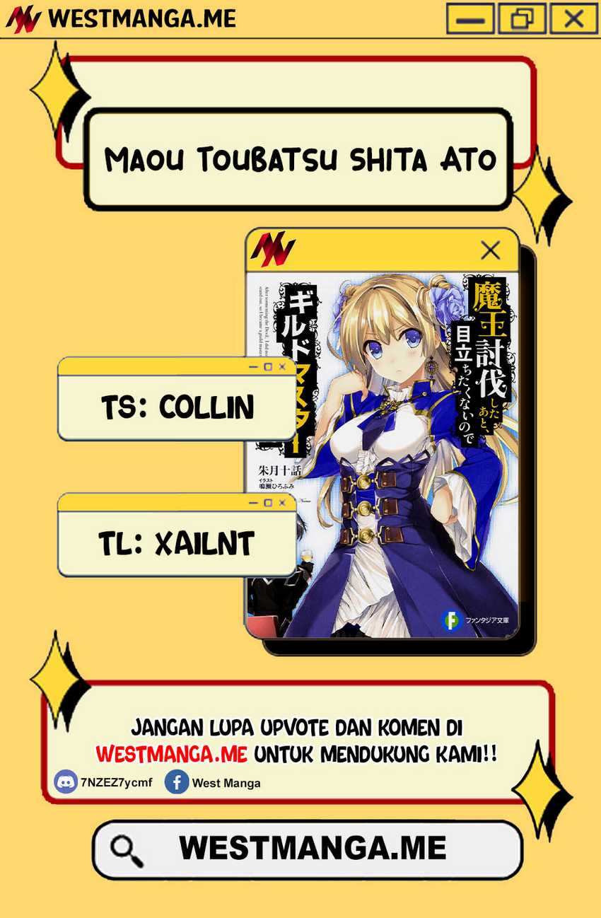 Maou Toubatsu Shita Ato, Medachitakunai node Guild Master ni Natta Chapter 38 page 3