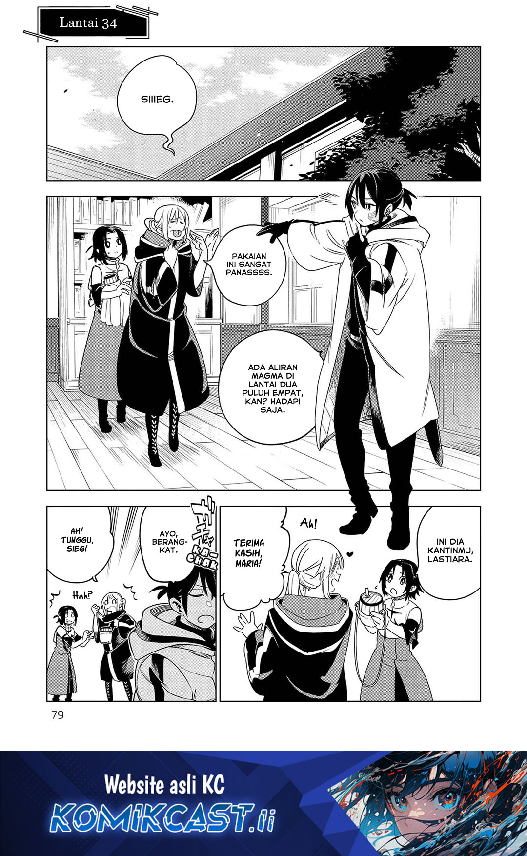Isekai Meikyuu no Saishinbu o Mezasou Chapter 34