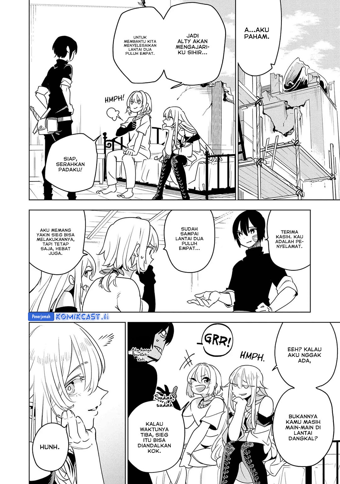 Isekai Meikyuu no Saishinbu o Mezasou Chapter 35