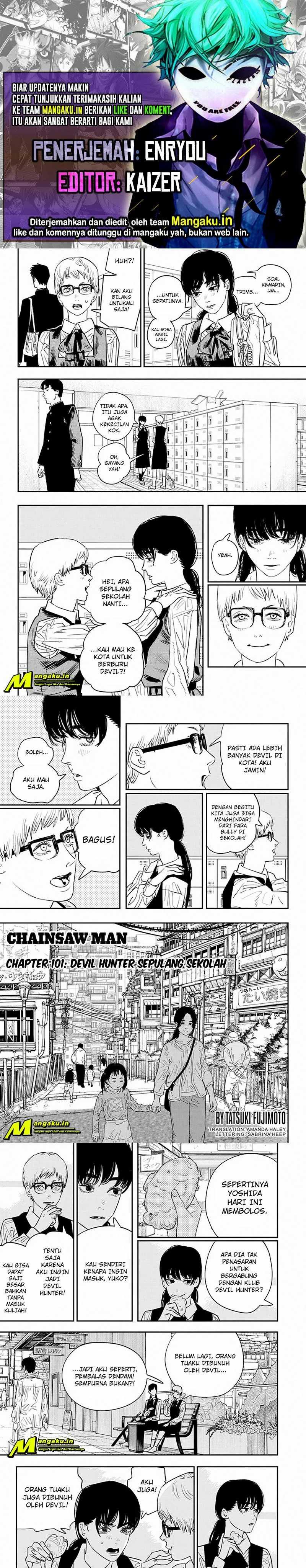 Chainsaw man Chapter 101