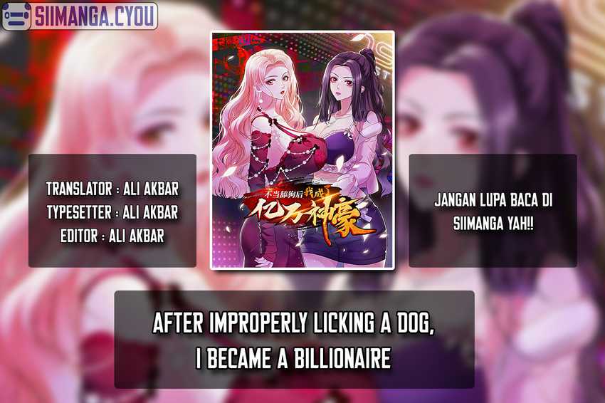 After Improperly Licking a Dog, I Became a Billionaire Chapter 01