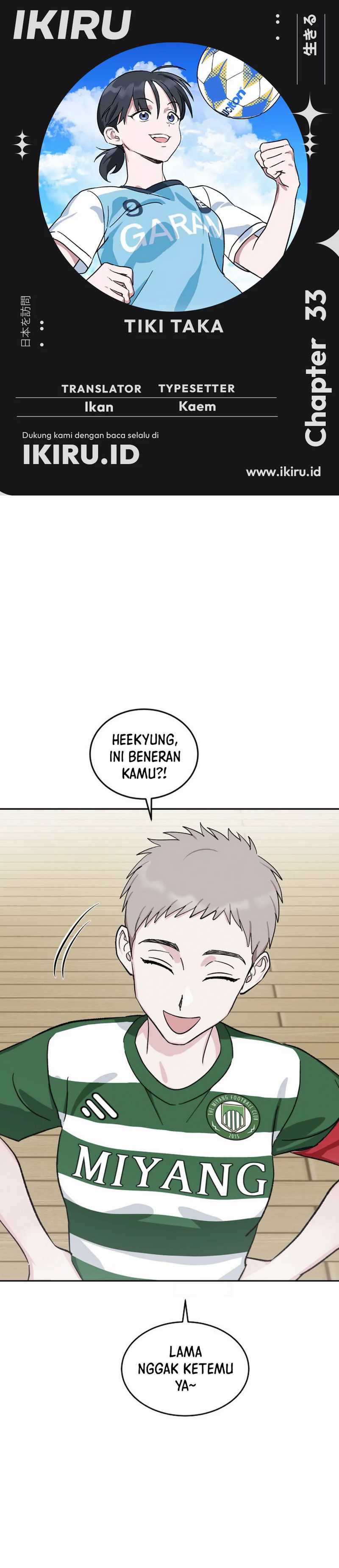 Tiki-Taka Chapter 33