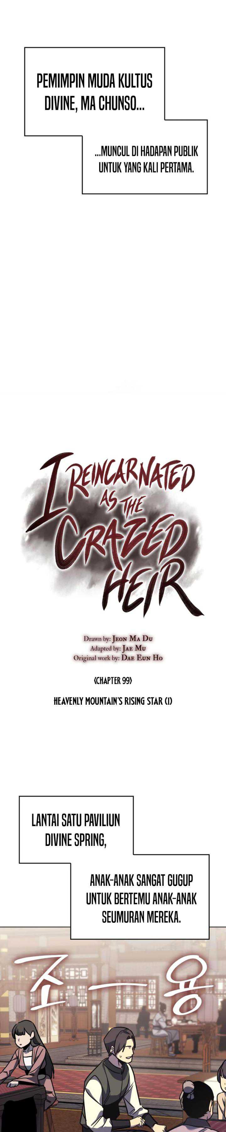 I Reincarnated As the Crazed Heir Chapter 99