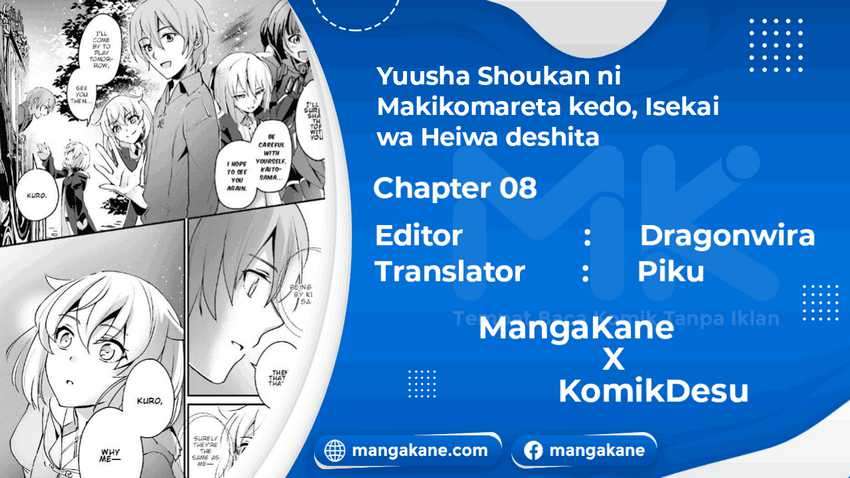 Yuusha Shoukan ni Makikomareta kedo, Isekai wa Heiwa deshita Chapter 08