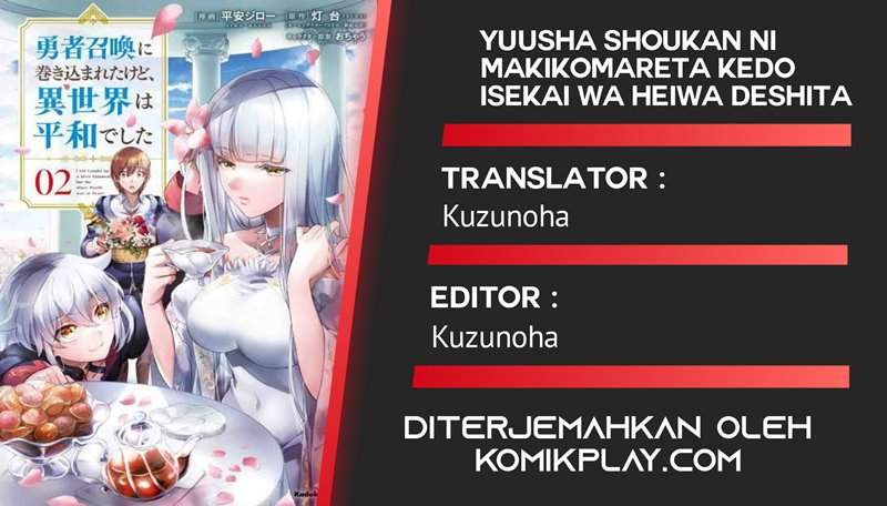 Yuusha Shoukan ni Makikomareta kedo, Isekai wa Heiwa deshita Chapter 22