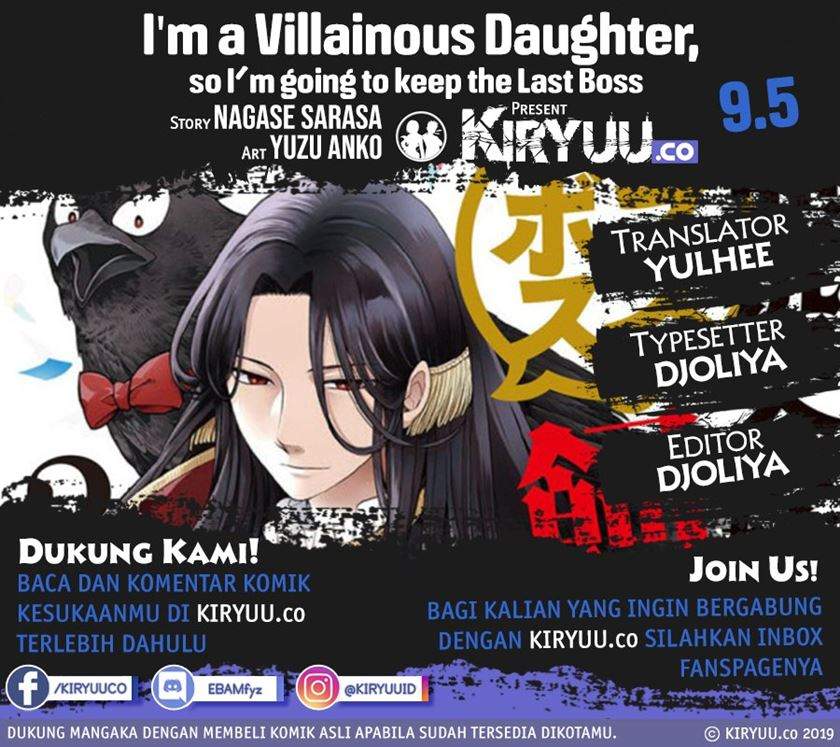 I’m a Villainous Daughter so I’m going to keep the Last Boss Chapter 09.5
