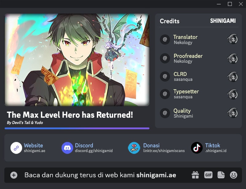 The MAX leveled hero will return! Chapter 200