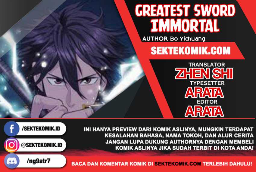 Greatest Sword Immortal Chapter 101